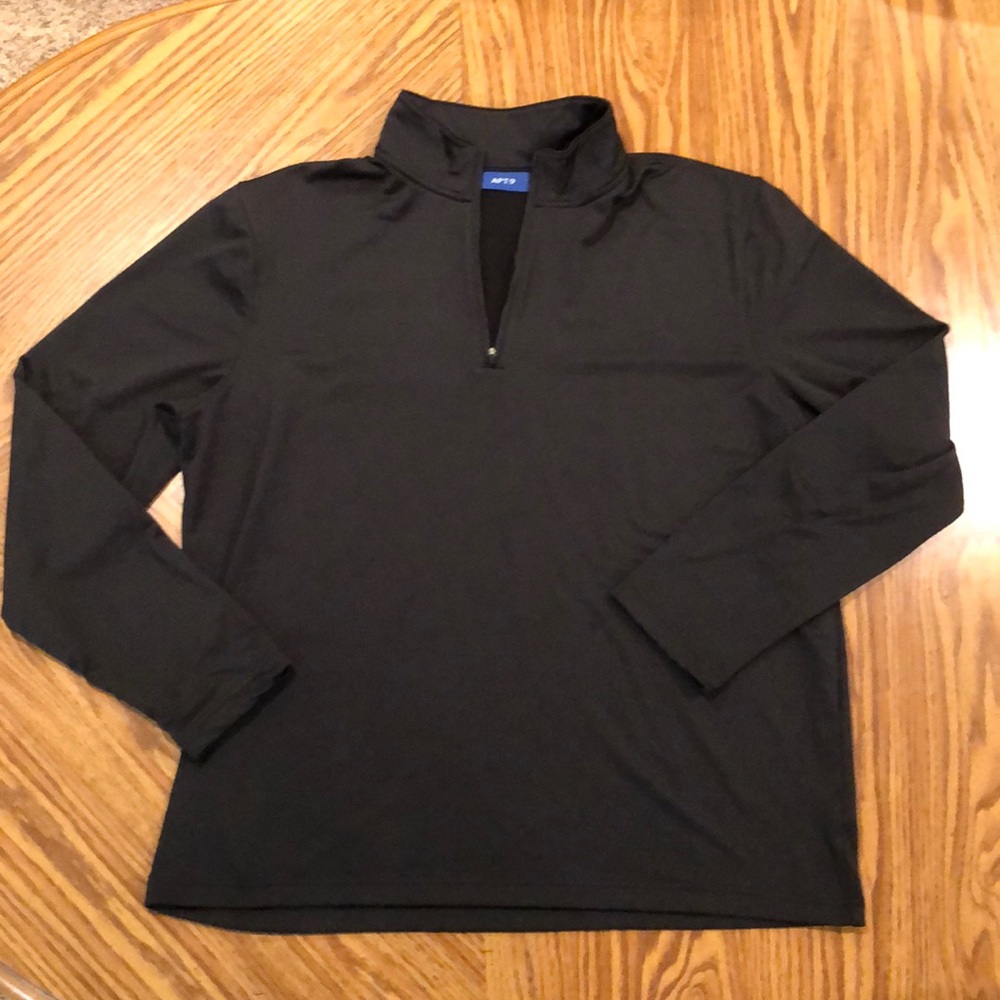 Apt. 9 Black Pullover Sweatshirt